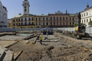 Widok ogólny na teren wykopalisk, fot. Muzeum Śląska Cieszyńskiego