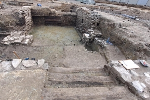 Widok na piwnicę w stronę wschodnią