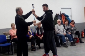 Na zdjęciu dwaj uczestnicy projektu 