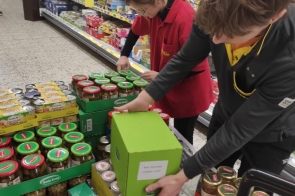 Uczniowie Technikum nr 1 przy ZST im. Wł. Szybińskiego w Cieszynie na stażu w Niemczech, praca w sklepie