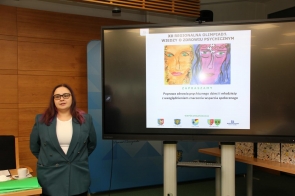Przewodnicząca Jury Magdalena Wałach - psycholog CZP ZZOZ w Cieszynie