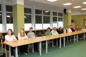 Uczniowie biorący udział w Olimpiadzie 