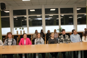 Uczniowie biorący udział w Olimpiadzie 