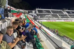 ZST w Ustroniu  z wizytą w Portugalii - widok na stadion