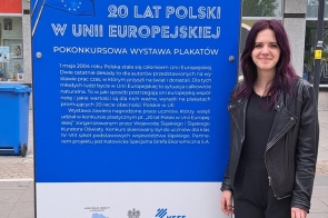 Wyróżnienie w konkursie filmowo-fotograficznym " ZOOM NA UNIJNE" dla uczennicy ZPSWR w Cieszynie 