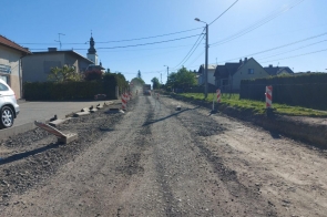 droga w remoncie w Pogwizdowie