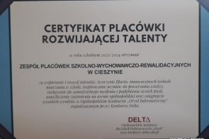 „Informatyczne Orły” w Zespole Placówek Szkolno-Wychowawczo-Rewalidacyjnym w Cieszynie .