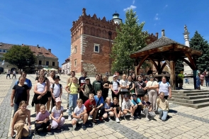 przy okazji dzieci zwiedziły Sandomierz