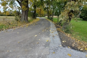 ul. Główna w Kozakowicach po remoncie