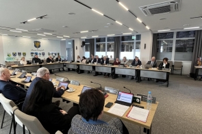 Sala Sesyjna podczas obrad Rady Powiatu 