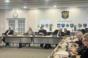 Obrady Rady Powiatu w Sali Sesyjnej