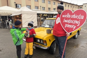 WOŚP w Powiecie Cieszyńskim kwestujący w Wiśle