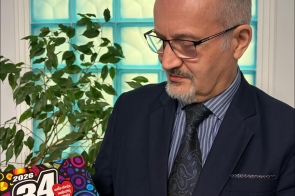 Wicestrosta Cieszyński Mieczysław Szczurek z rozliczeniem WOŚP