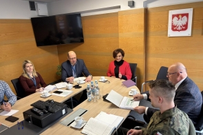 Spotkanie służb w Starostwie Powiatowym w Cieszynie