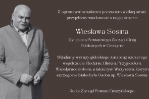 Zmarł Wiesław Sosin, Dyrektor PZDP w Cieszynie