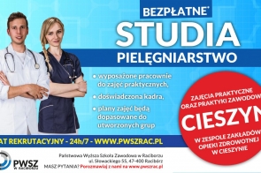 Marzysz zostać pielęgniarką lub pielęgniarzem? Zapraszamy na bezpłatne studia do Raciborza! 