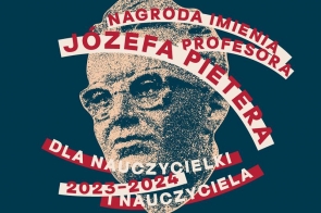 Nagroda im. Profesora Józefa Pietera | Konkurs dla nauczycieli i nauczycielek. Grafika: Uniwersytet Śląski w Katowicach