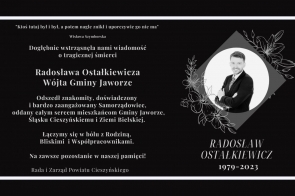 Odszedł Radosław Ostałkiewicz, Wójt Jaworza - nekrolog