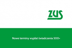 Nowe terminy wypłat świadczenia 500+