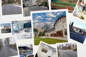 Grafika - inwestycje w powiecie cieszyńskim