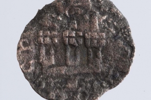 Halerz, Księstwo Cieszyńskie, Eufemia z synami, awers, fot. Krystian Firla