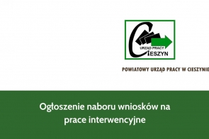 UWAGA! Ogłoszenie naboru wniosków na prace interwencyjne