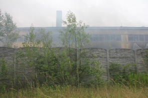 Pożar starej lokomotywowni w Kaczycach - zdjęcie wyróżniające 