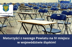 Maturzyści z naszego Powiatu na IV miejscu w województwie śląskim!  - zdjęcie wyróżniające