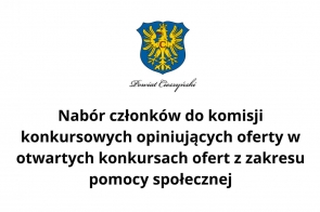 Nabór członków do komisji konkursowych opiniujących oferty w otwartych konkursach ofert z zakresu pomocy społecznej
