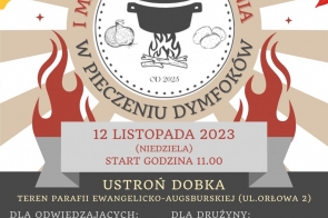 plakat Mistrzostwa Ustrońskie w Pieczeniu Dymfoków