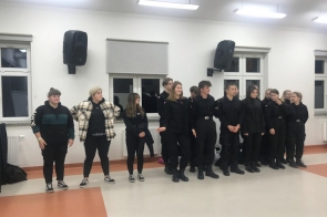 Manewry licealnych klas ratowniczo-pożarniczych z ZSTiO w Skoczowie