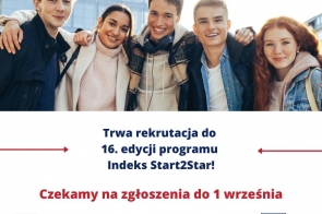 Indeks Start2Star - stypendium dla maturzystów 