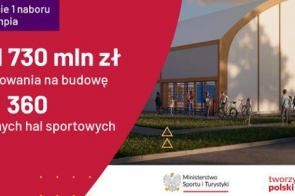 Ogłoszenie wyników pierwszego naboru do Programu budowy przyszkolnych hal OLIMPIA