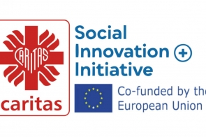 logo caritas, sosial innovation + Initiative