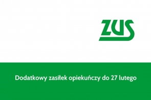 Dodatkowy zasiłek opiekuńczy do 27 lutego