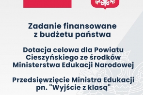 Plakat wyjście z klasą