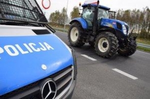 Policja informuje o utrudnieniach w ruchu w związku z protestem rolników