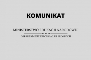 Komunikat Ministerstwa Edukacji Narodowej o zawieszeniu zajęć w szkołach