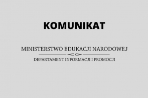 Komunikat Ministerstwa Edukacji Narodowej o zawieszeniu zajęć w szkołach