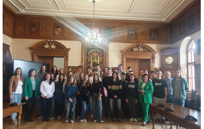 Polsko-niemiecka wymiana młodzieży CIESZYN 2024 - wizyta grupy z Cochem w Szybinie