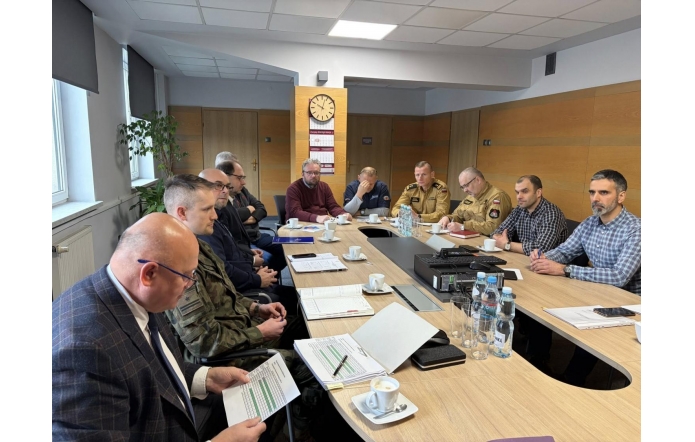 Spotkanie służb w Starostwie Powiatowym w Cieszynie