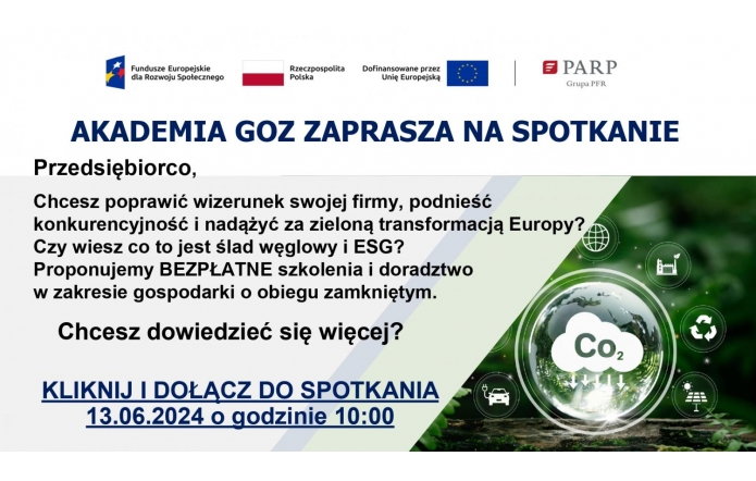 Akademia GOZ zaprasza na spotkanie 