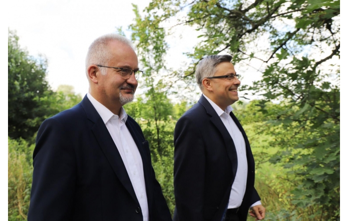 Jarosław Wieczorek, Wojewoda Śląski z wizytą w powiecie cieszyńskim