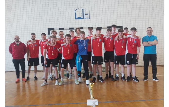 Drużyna szczypiornistów wiślańskiego Liceum!