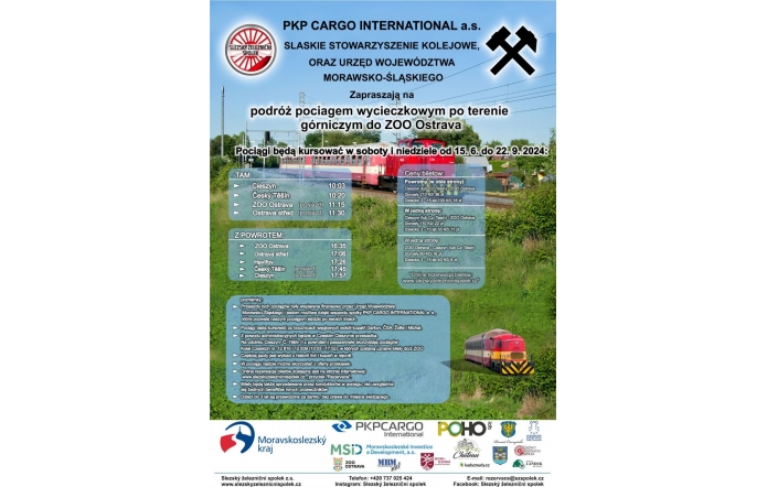 Plakat Pociąg do ZOO Ostrava