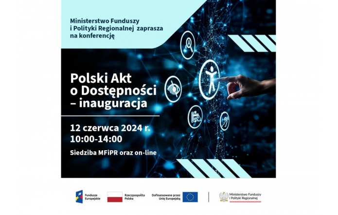 Konferencja „Polski Akt o Dostępności – inauguracja”- Plakat 