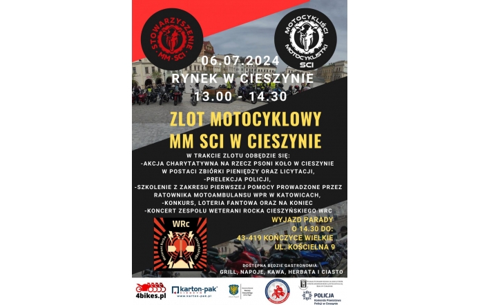 Plakat - IV Zlot Motocyklowy MM SCI