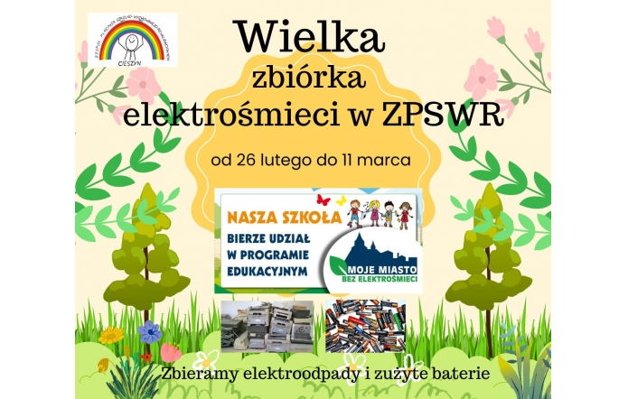 Wielka zbiorka elektrosmieci od 26 lutego do 11 marca