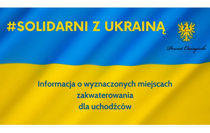 Informacja o wyznaczonych miejscach zakwaterowania dla uchodźców