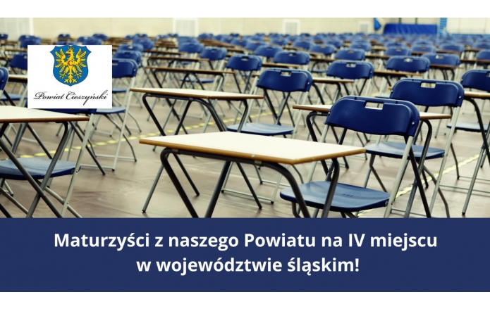 Maturzyści z naszego Powiatu na IV miejscu w województwie śląskim!  - zdjęcie wyróżniające